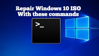 Repair Your Windows 10 OS Simple using these Commands😱 [upl. by Norby]