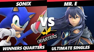 Captains Quarters 3 Winners Quarters  Sonix Sonic Vs Mr E Lucina SSBU Singles [upl. by Sara]