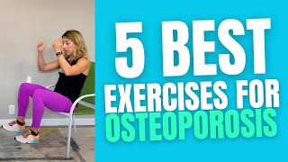 5 exercises to build stronger bones with osteoporosis [upl. by Hgiellek]