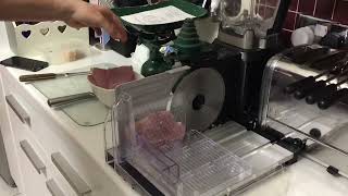 Meat Slicer Facelle Electric Deli Food Slicer Review My new favourite toy [upl. by Nanfa676]