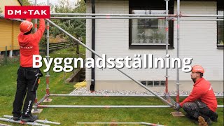 Takskolan Arbetssäkerhet del 1  Byggnadsställning [upl. by Neret]