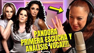 PANDORA  COMO TE VA MI AMOR  Vocal Coach REACTION amp ANALYSIS [upl. by Nimra]