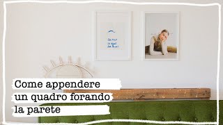 🔩Consigli per appendere un quadro con un trapano [upl. by Anavi367]