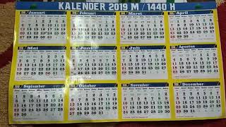 Kalender 2019 [upl. by Ahtela]