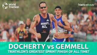 One of the greatest triathlon sprint finishes ever [upl. by Crompton]