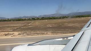 Jet2com A330200 GVYGL Takeoff from Palma De Mallorca [upl. by Itnava461]