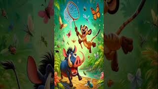 Timon and Pumba disney disneyplus disneyland tale cartoon timon pumba shorts short film [upl. by Cherri449]