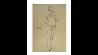 Bargue Figure Drawing using Constructive Anatomy [upl. by Ebsen]