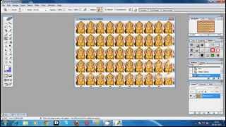 how to make stamp size photos in adobe photoshop [upl. by Verlee413]