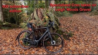 Specialized Creo takes on Leigh Woods gravel [upl. by Garnes]