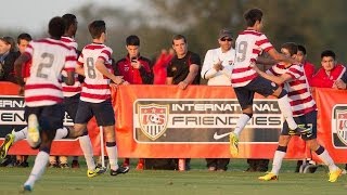 U17MNT vs Brazil Field Level Highlights  Dec 13 2013 [upl. by Salohcim]