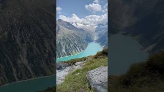 Check this amazing waterfall in Austria  Olpererhütte Austria 🇦🇹 austria zillertal alps hike [upl. by Nodaj292]