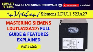 Understanding Siemens LDU11523A27 Features Functions and Benefits  Facilitators Plus [upl. by Rhodia]