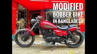 Yamaha Enticer 125cc Modified to BOBBER in Bangladesh I Bike Parlour I Bogra [upl. by Moht]