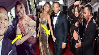 John Legend and Chrissy Teigen Lovely Moments  2018 [upl. by Enoved]