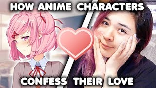 How Anime Characters Confess Their Love [upl. by Ainar]