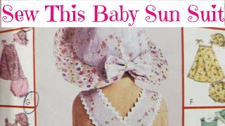 Sew This Baby Sunsuit  McCalls 2213 42024 [upl. by Attennek404]