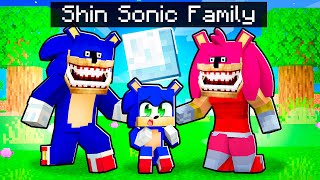 Adopted by a SHIN SONIC FAMILY in Minecraft [upl. by Neile]