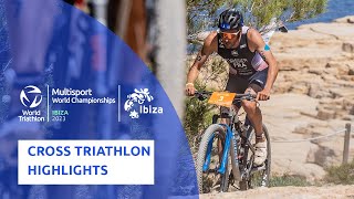 2023 World Cross Triathlon Championships Ibiza Race Highlights [upl. by Yedok]