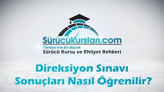 Direksiyon Sınavı Sonuçları Nasıl Öğrenilir [upl. by Jsandye]