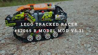 Lego Tracked Racer 42065 B model Mod v531 [upl. by Eecyal]