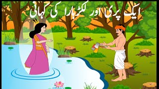 The honest woodcutter story in urdu kids story in urduwoodcutter story [upl. by Nahgam274]