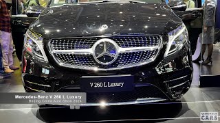 MercedesBenz V 260 L Luxury  20242025 Model  Walkaround Car Review [upl. by Yrogiarc]