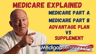 MedicareExplained Parts A amp B Advantage vs Supplement [upl. by Hibbitts449]