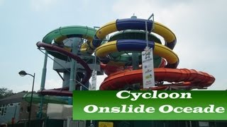 Cycloon Onride 140m Oceade Brussel [upl. by Ras]