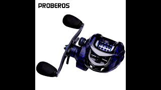 PROBEROS Baitcasting Reel 721 High Speed Reel Freshwater Metal Spool [upl. by Sayles]