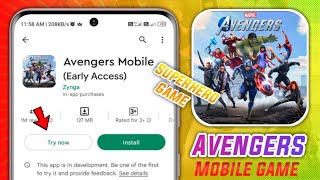 Avengers Mobile game with all superheroes  Iron Man Spider Man Captain America Deadpool game [upl. by Amedeo928]