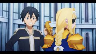 Eugeo finally meet Kirito amp Alice  Sword Art Online  Alicization [upl. by Laural64]