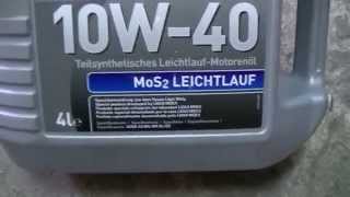 Моторное масло Liqui Moly Mos2 Leichtlauf 10w40 [upl. by Trude790]