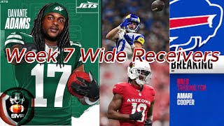 Get Ready for WEEK 7 With the TOP Wide Receivers [upl. by Ranice]