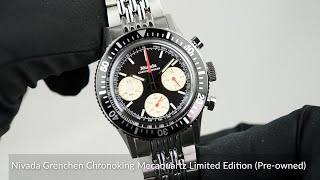 Nivada Grenchen Chronoking Mecaquartz Limited Edition Preowned [upl. by Ivens423]