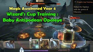 Harry Potter Magic Awakened Wizards Cup Training  Baby Antipodean Opaleye [upl. by Cofsky]