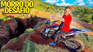 FUI NO MORRO DO DESAFIO COM MINHA MOTO NOVA GS 310  😱 A PIOR DESCIDA DE TODAS [upl. by Aeiram362]