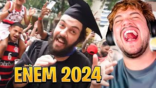 REPÓRTER DOIDÃO ENEM 2024  React Diogo Defante [upl. by Aharon691]