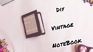 DIY Vintage Pocket Diary\By Zehra’s Creation craft diy notebook youtubevideo [upl. by Ecinue70]