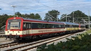 Donaueschingen Abfahrt HzLNaturparkExpress Radexpress nach Beuron  Sigmaringen 24 Juli 2016 [upl. by Eerolam542]