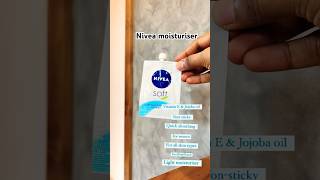 Nivea soft moisturiser review moisturizer skincarereview skincareroutine sunscreen subscribe [upl. by Hgielah]