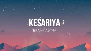 KESARIYA  BRAHMASTRA  KARAOKE WITH LYRICS [upl. by Elum]