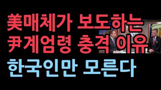 미국 정치전문 매체 등에서 보도하는 윤대통령의 계엄령 이유한국인만 모른다 [upl. by Orlov]