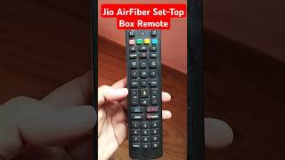 Jio Airfiber SetTop Box Remote  Jio Remote  Jio Fiber  Jio AirFiber jio jiofiber jioairfiber [upl. by Ahseneuq]