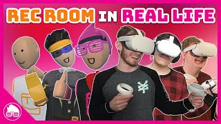 Playing Rec Room Together In REAL LIFE [upl. by Akoyn]