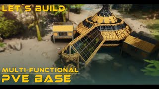 Ark Survival Ascended Multi Functional PvE Base Designkreatives bauen in ARKASA [upl. by Atiugal]