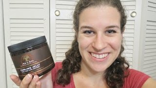 Review As I Am Curling Jelly  Drugstore Curly Hair Find [upl. by Notsa]