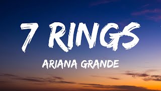 Ariana Grande  7 rings Lyrics [upl. by Einttirb]