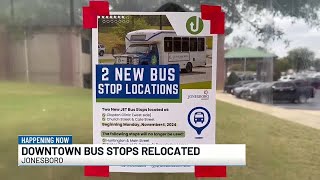 JET bus stops moved to new locations [upl. by Harmony590]