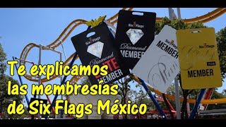 Te explicamos las membresías de Six Flags México [upl. by Relyk]